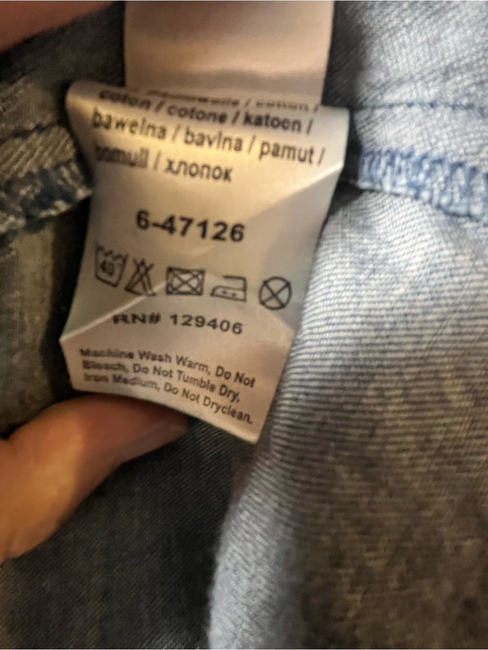 VENUS Slate Gray Denim Look Sleeveless Smocked-Waist Mini Dress - Picture 6 of 12